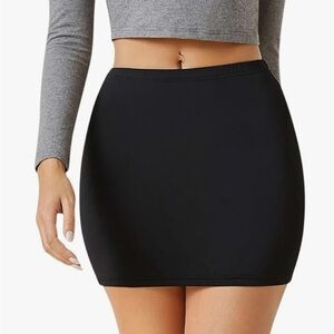 Sweet Hearts Womens Elastic Waist Mini Pencil Skirt -